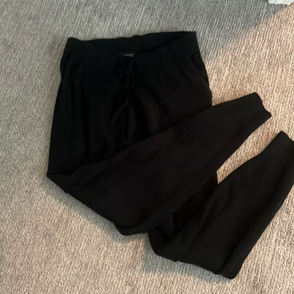 Zyia, sweater joggers, black small